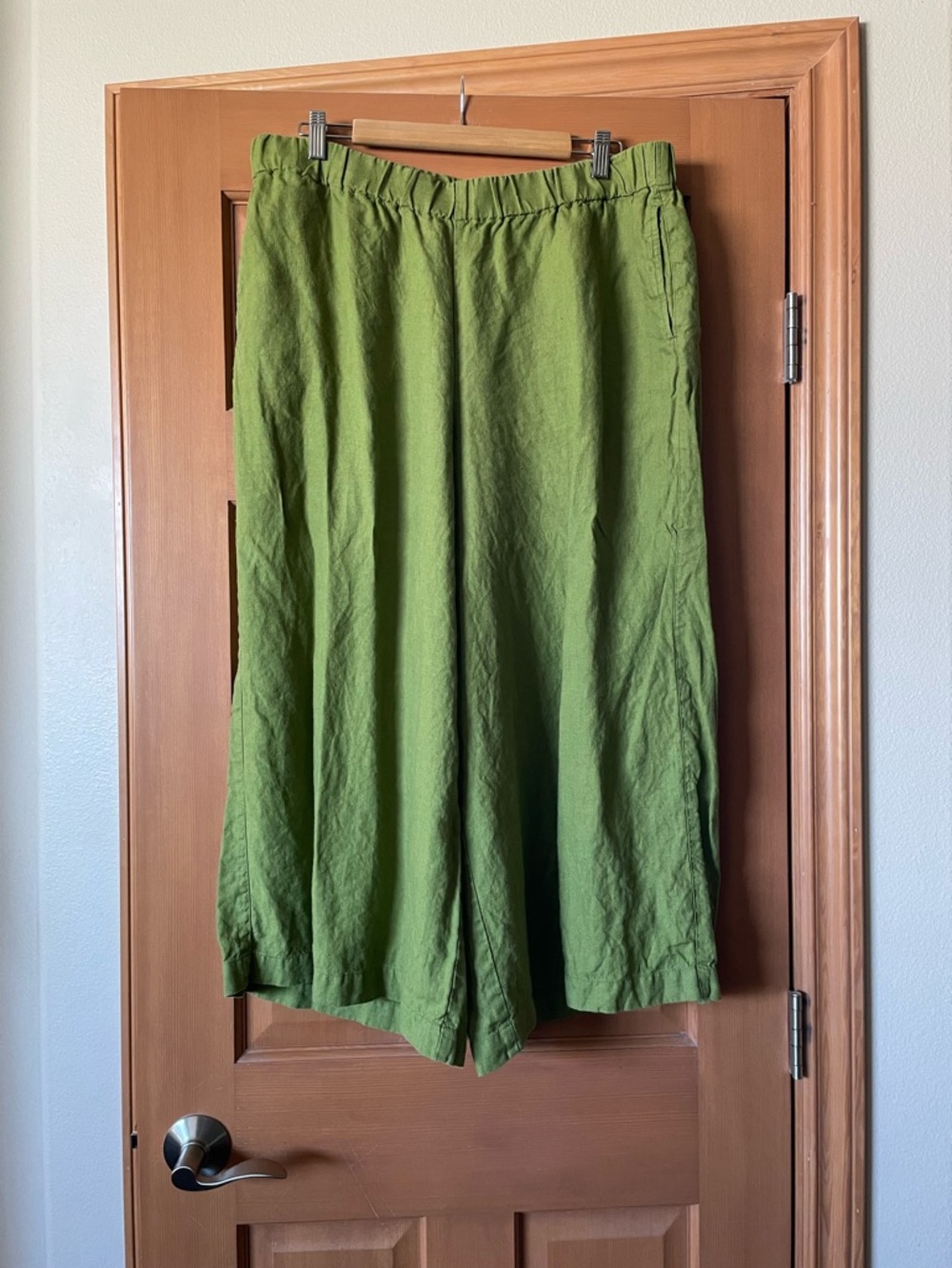 notPERFECTLINEN Wels wide leg linen pant